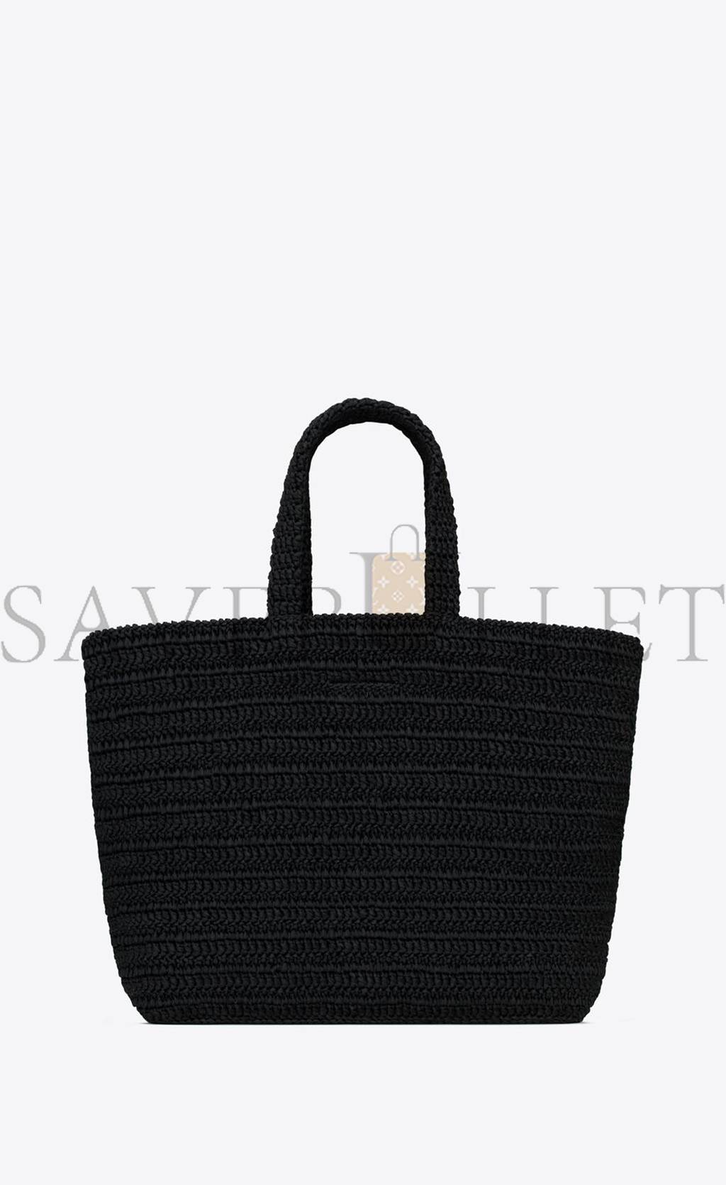 y*l rive gauche S*pple in raffia crochet 688864gaaa11031 (38*35*14.5cm)