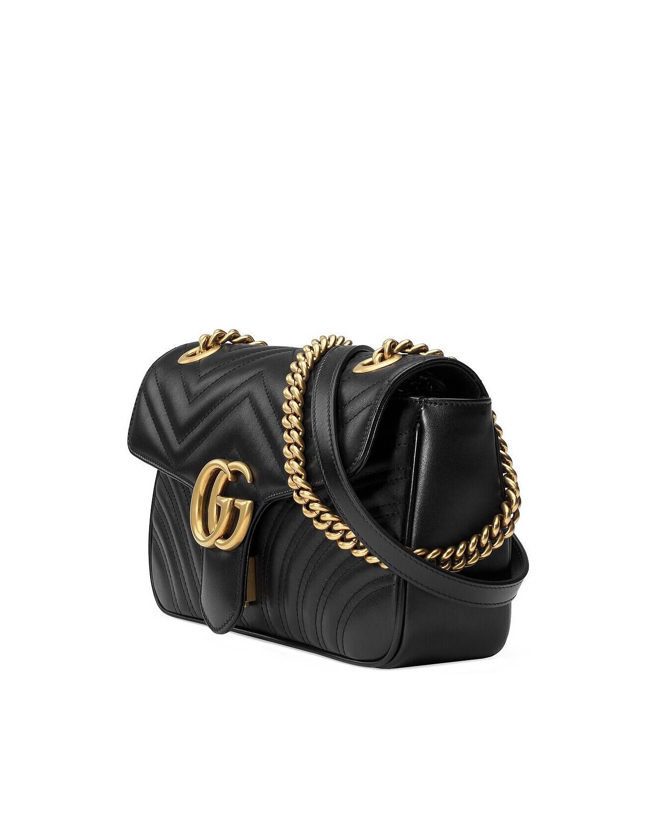 G*u*i gg marmont small matelassÉ shoulder bag 443497 (26*15*7cm)