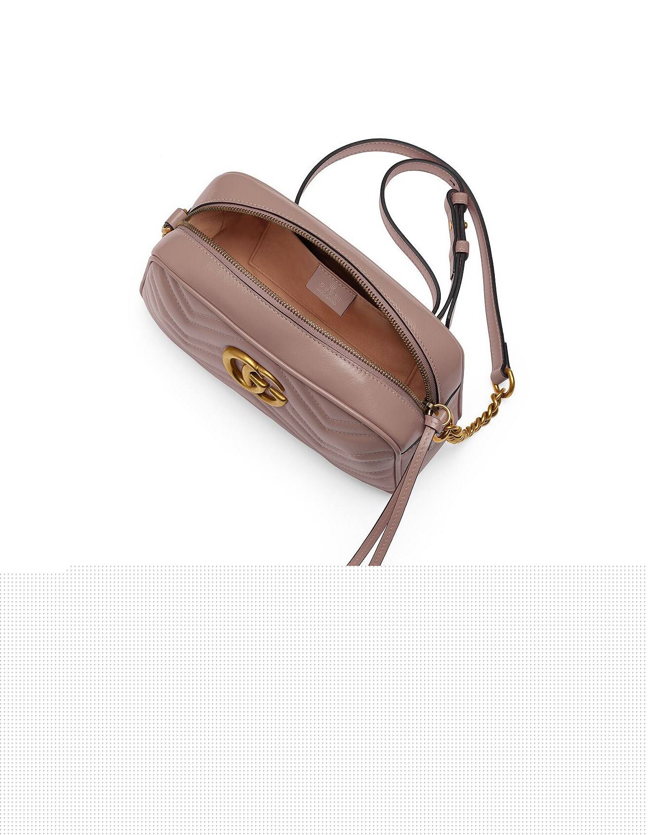 G*u*i gg marmont small matelassÉ shoulder bag 447632 (24*13*7cm)