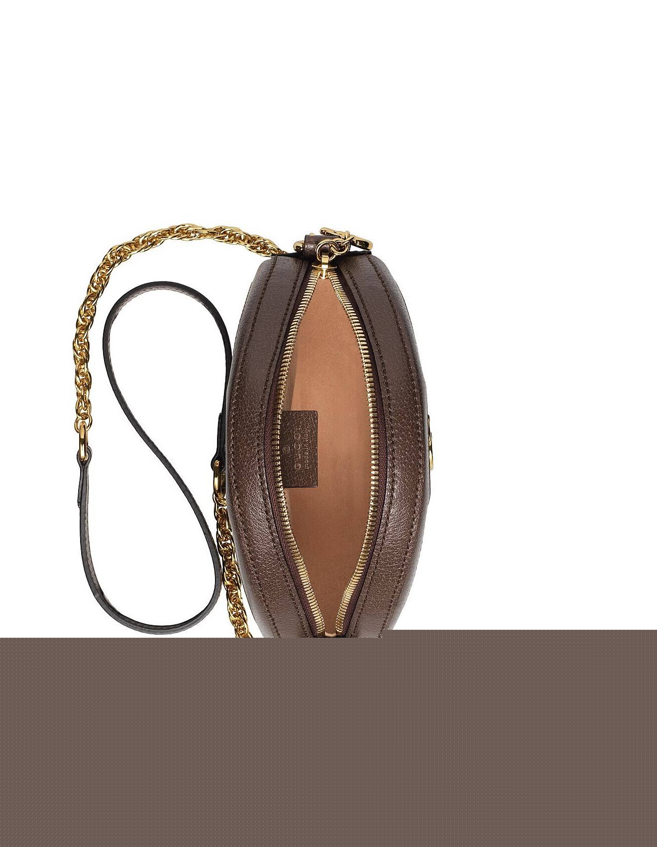 G*u*i ophidia mini gg round shoulder bag 550618 (18*18*4.5cm)