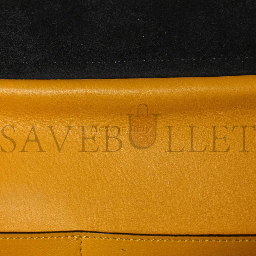 Ce**e baby grained calfskin micro belt bag yellow (33*23*22cm)