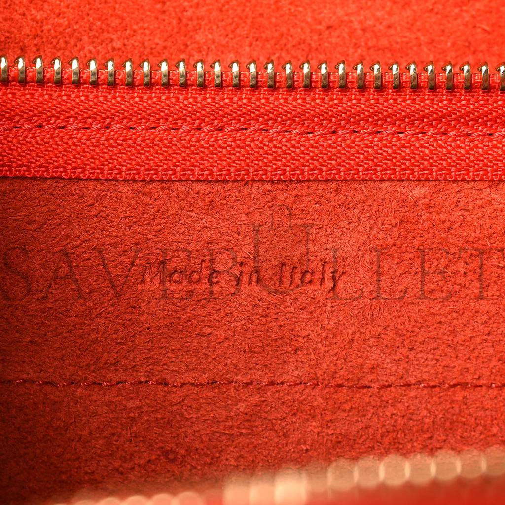 Ce**e grained calfskin nano belt bag carnelian (20*20*12cm)