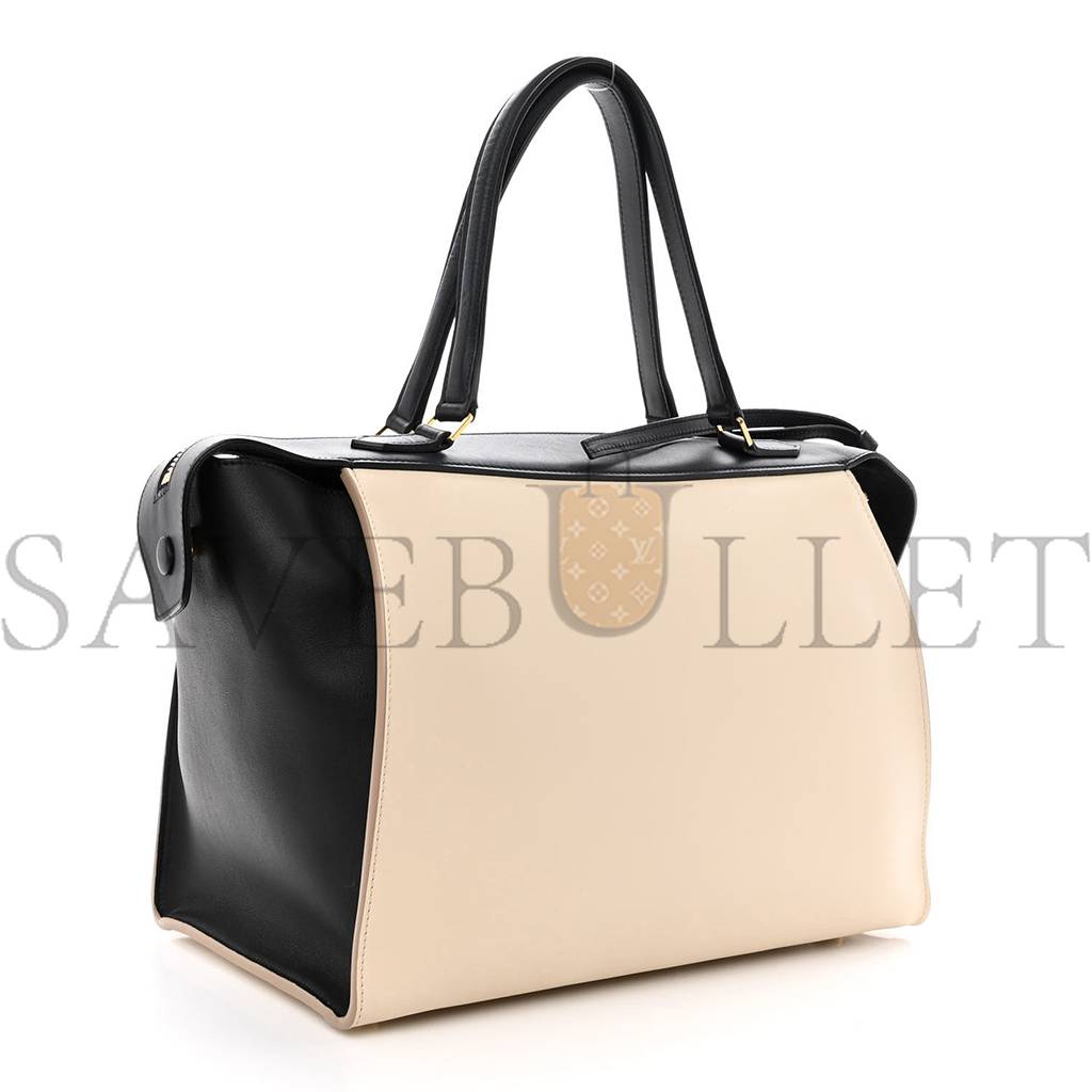 Ce**e smooth calfskin small ring bag chalk (30*25*17cm)