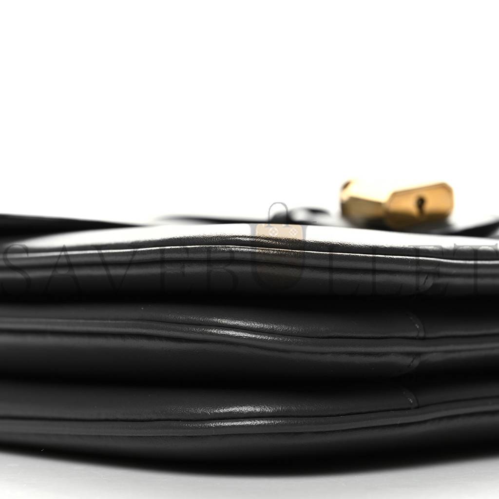 Ce**e smooth calfskin medium tabou anthracite (23*18*1cm)