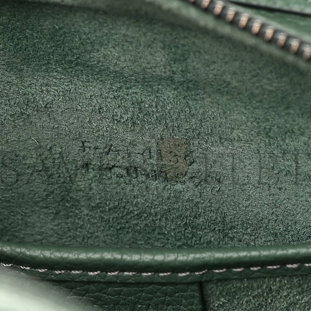 Ce**e drummed calfskin nano luggage celadon (21*20*10cm)