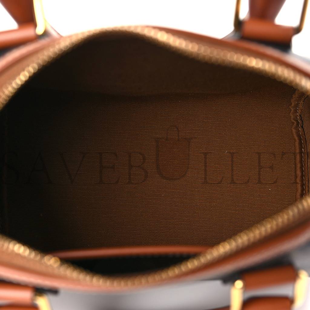 Ce**e triomphe canvas calfskin small boston bag tan (20*15*11cm)