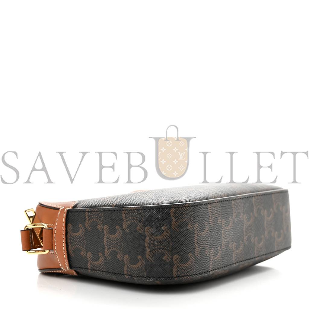 Ce**e triomphe canvas small camera bag tan (20*15*5cm)