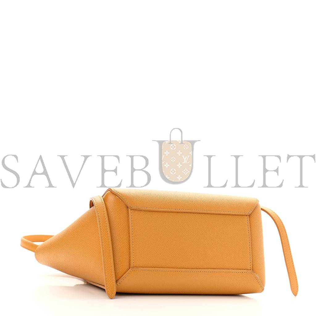 Ce**e grained calfskin nano belt bag calendula (20*18*10cm)