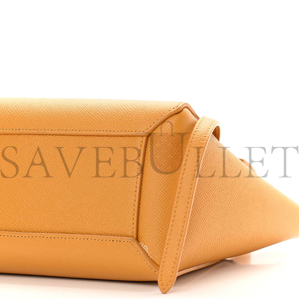 Ce**e grained calfskin nano belt bag calendula (20*18*10cm)