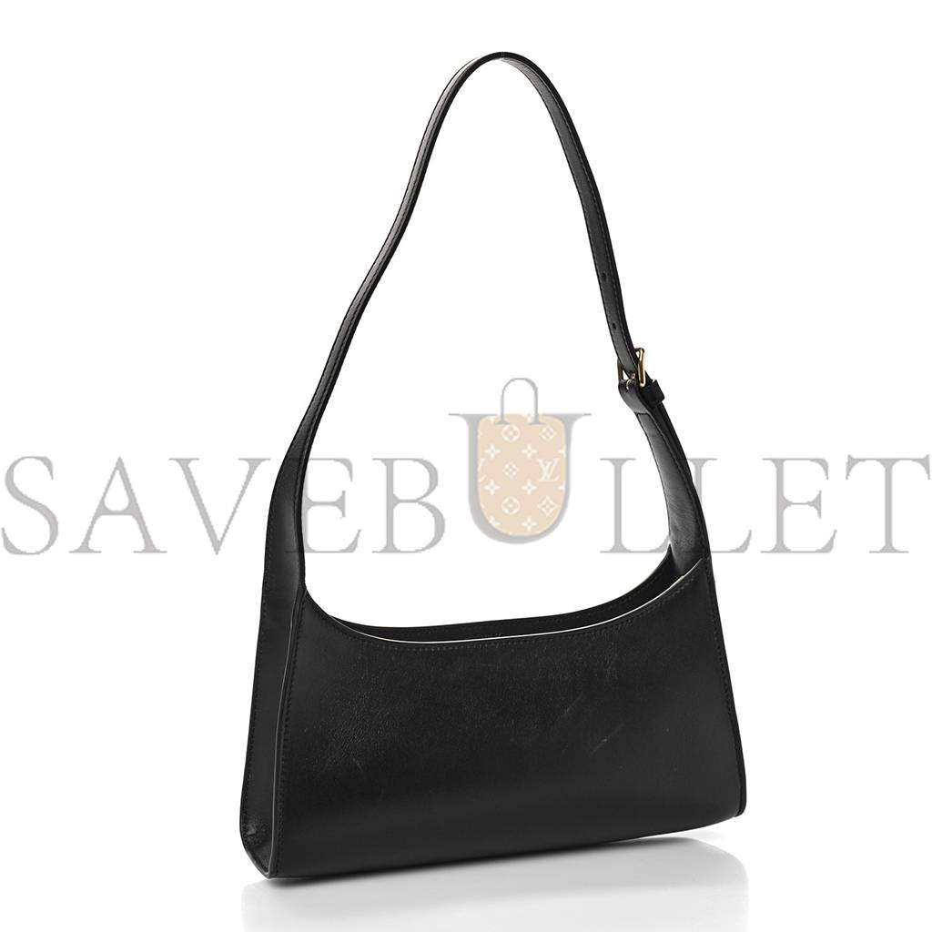 Ce**e smooth calfskin cuir triomphe shoulder bag black (23*11*6cm)
