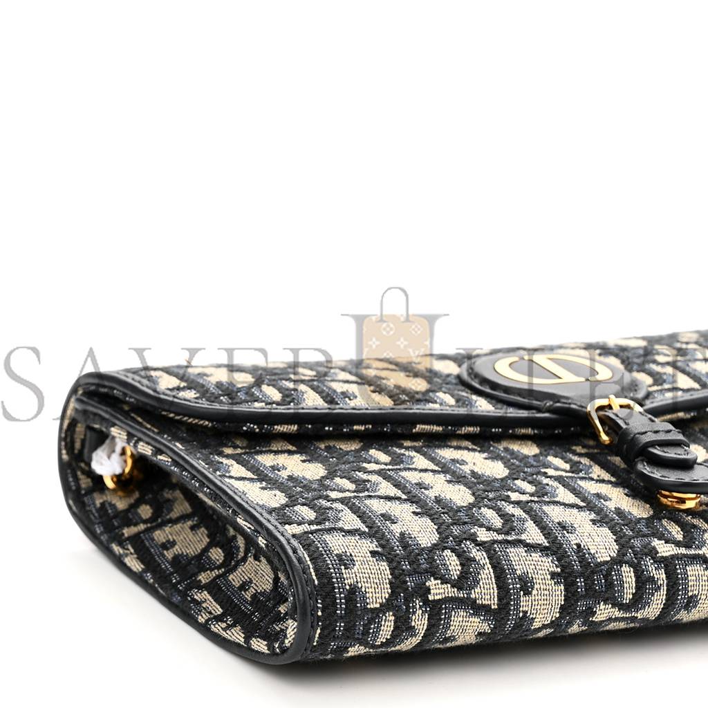 D*or oblique bobby east west pouch blue (22*13*3.2cm)