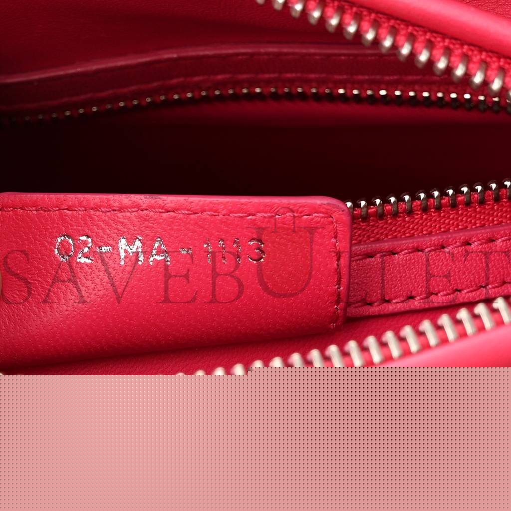 D*or raffia tweed medium lady D*or pink beige (24*20*12.1cm)