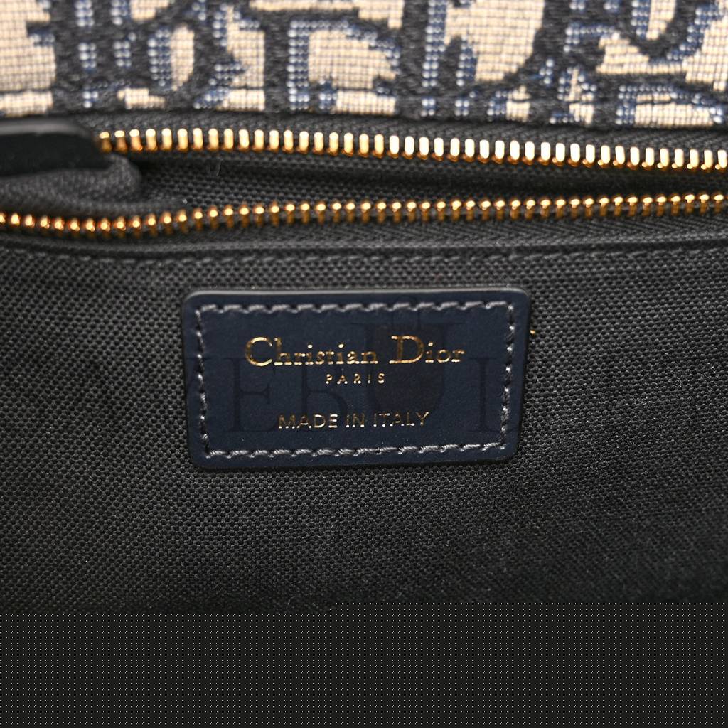 D*or oblique 30 montaigne chain flap bag blue (25*15*8.9cm)