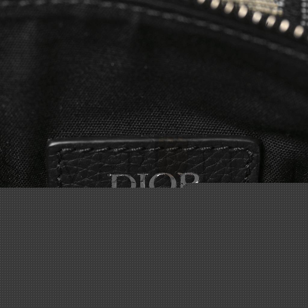 D*or oblique mens mini saddle bag blue (23*18*2.5cm)