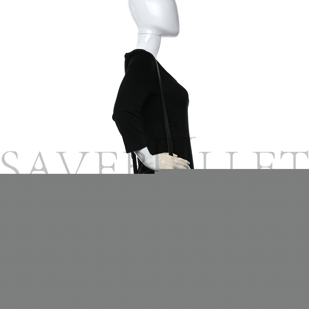 F**di cuoio romano selleria bi-color medium peekaboo iconic satchel asfalto latte (34*25*10cm)