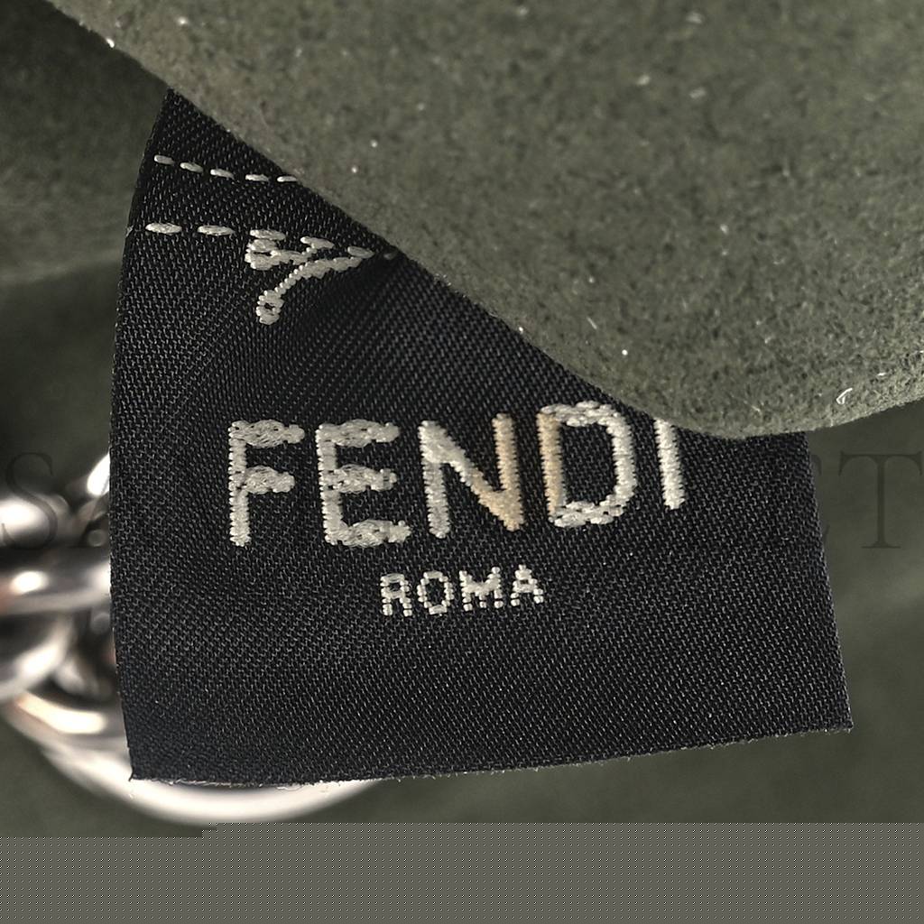 F**di technical fabric ff midi chain baguette oliva (23*13*6cm)