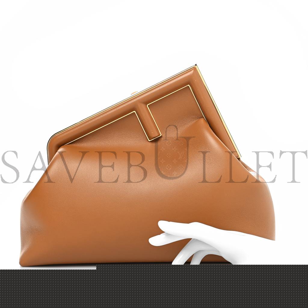 F**di shiny nappa medium F**di first caramello (30*25*10cm)