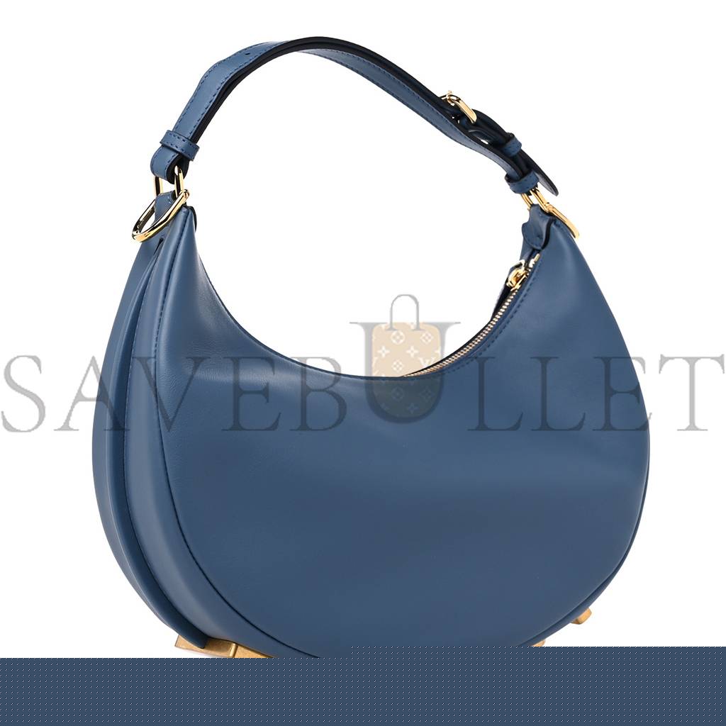 F**di vitello grace matte small F**digraphy hobo bag mirto (22*17*9cm)