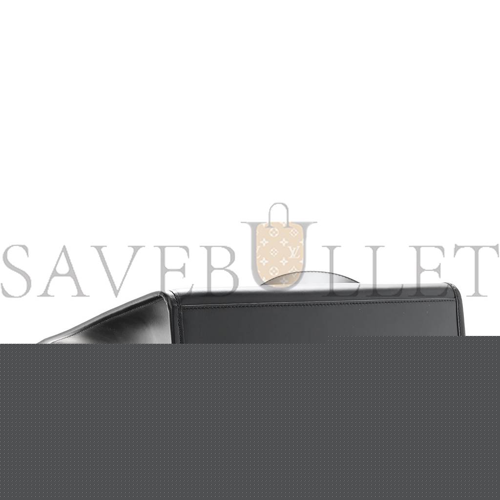 F**di vitello king plexiglass medium F**di sunshine shopper tote black (36*30*15cm)